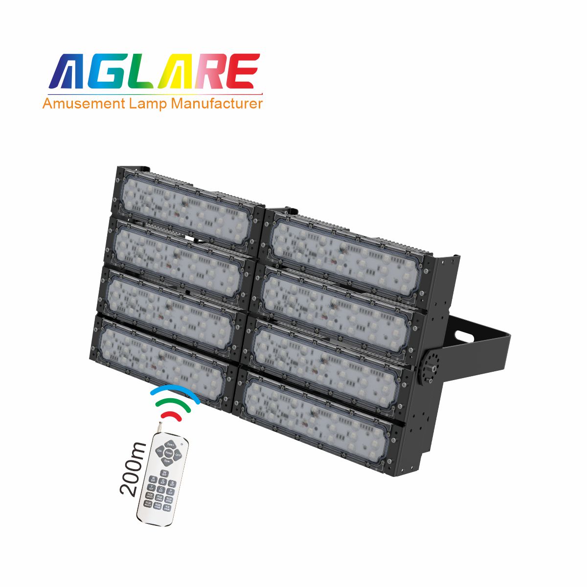 400WLED彩色投光灯泛光灯,变色户表射灯带？仄